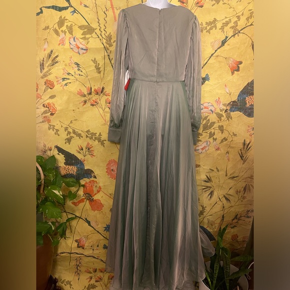 MAC DUGGAL 67873 DRESS In SAGE - Picture 6 of 10